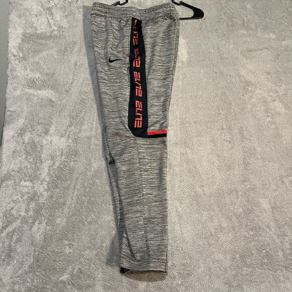 Nike Dri-Fit Therma Elite Sweatpants Youth XL Grey Performance Pants - Picture 7 of 12